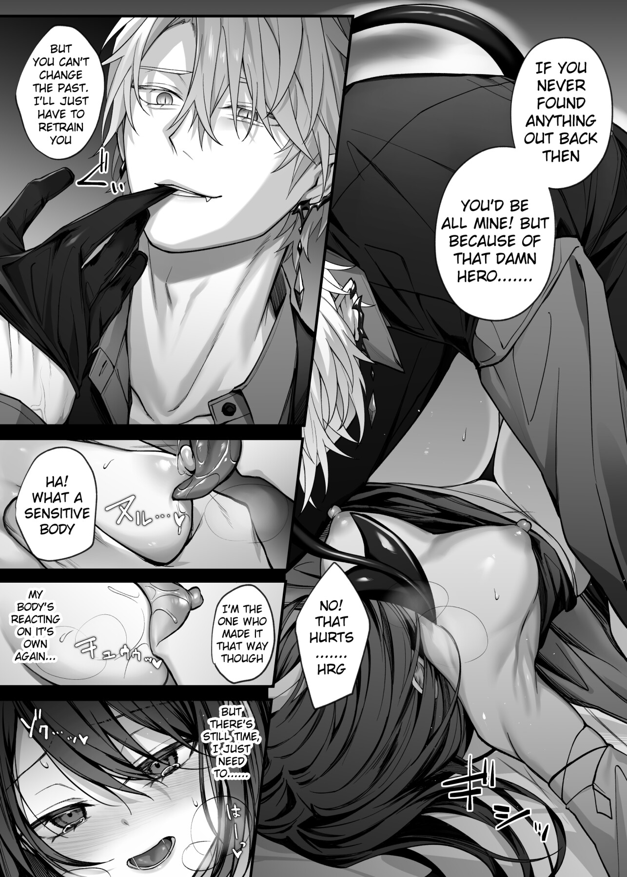 Hentai Manga Comic-The Hero's Party's Holy Woman was an Incubus's Slave.-Read-12